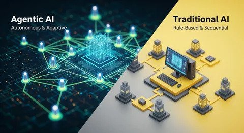 AI vs traditional marketing advantages and differences